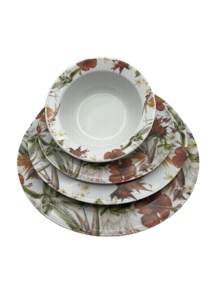 Service Vaisselle Fleur De Table 24 Pièces à 650dh