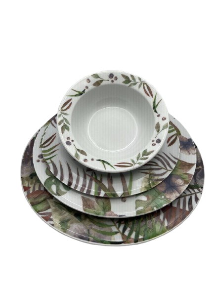 Service Vaisselle Fleur De Table 24 Pièces à 650dh